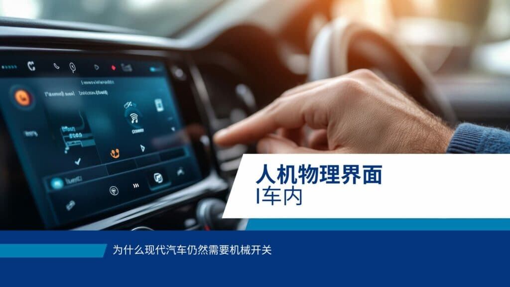 Why car still needs physical HMI's